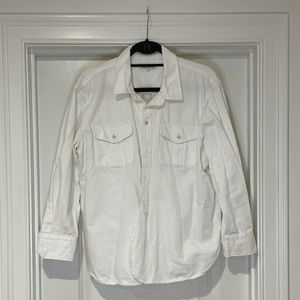 Madewell Heavy Denim White Workshirt